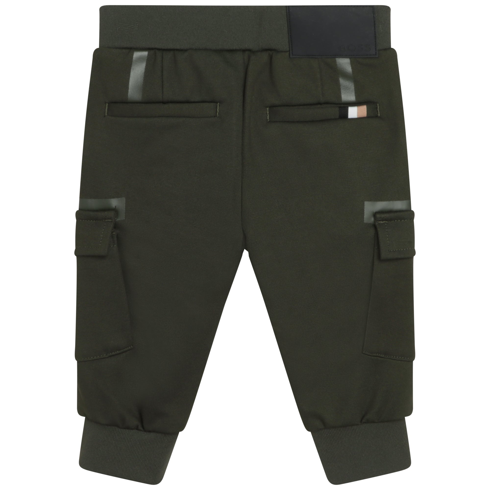 6-pocket cotton piqué trousers - Uniform green