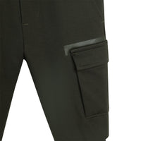 6-pocket cotton piqué trousers - Uniform green
