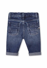 Pantalon denim en coton - Stone