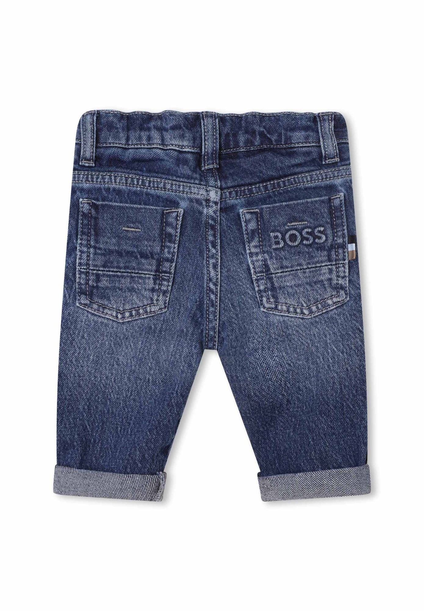 Pantalon denim en coton - Stone