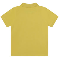 Piqué button-down polo shirt - Lime