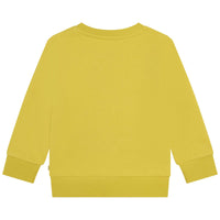 Sweatshirt en coton fermeture pressionnée - Lime