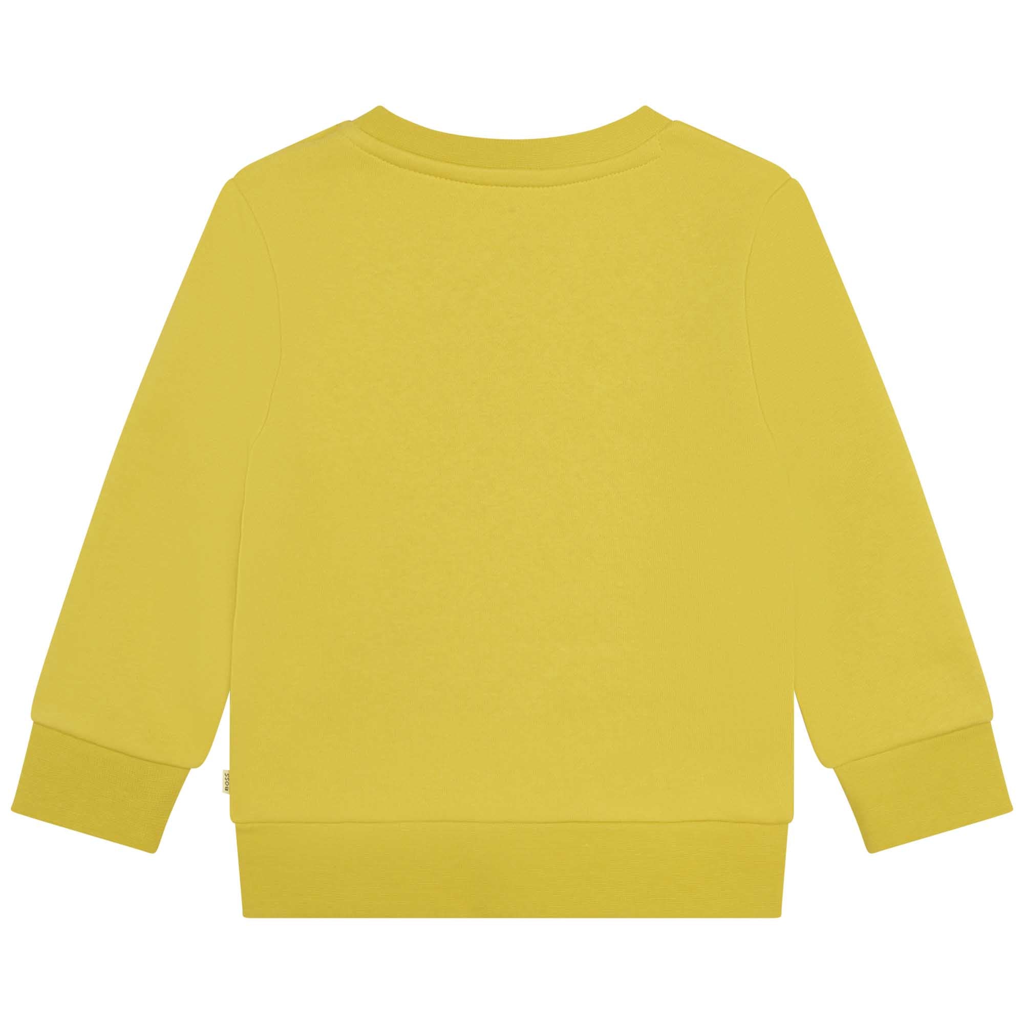 Sweatshirt en coton fermeture pressionnée - Lime