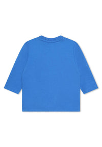 Long-sleeved logo T-shirt - Methyle Blue