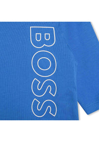 Long-sleeved logo T-shirt - Methyle Blue