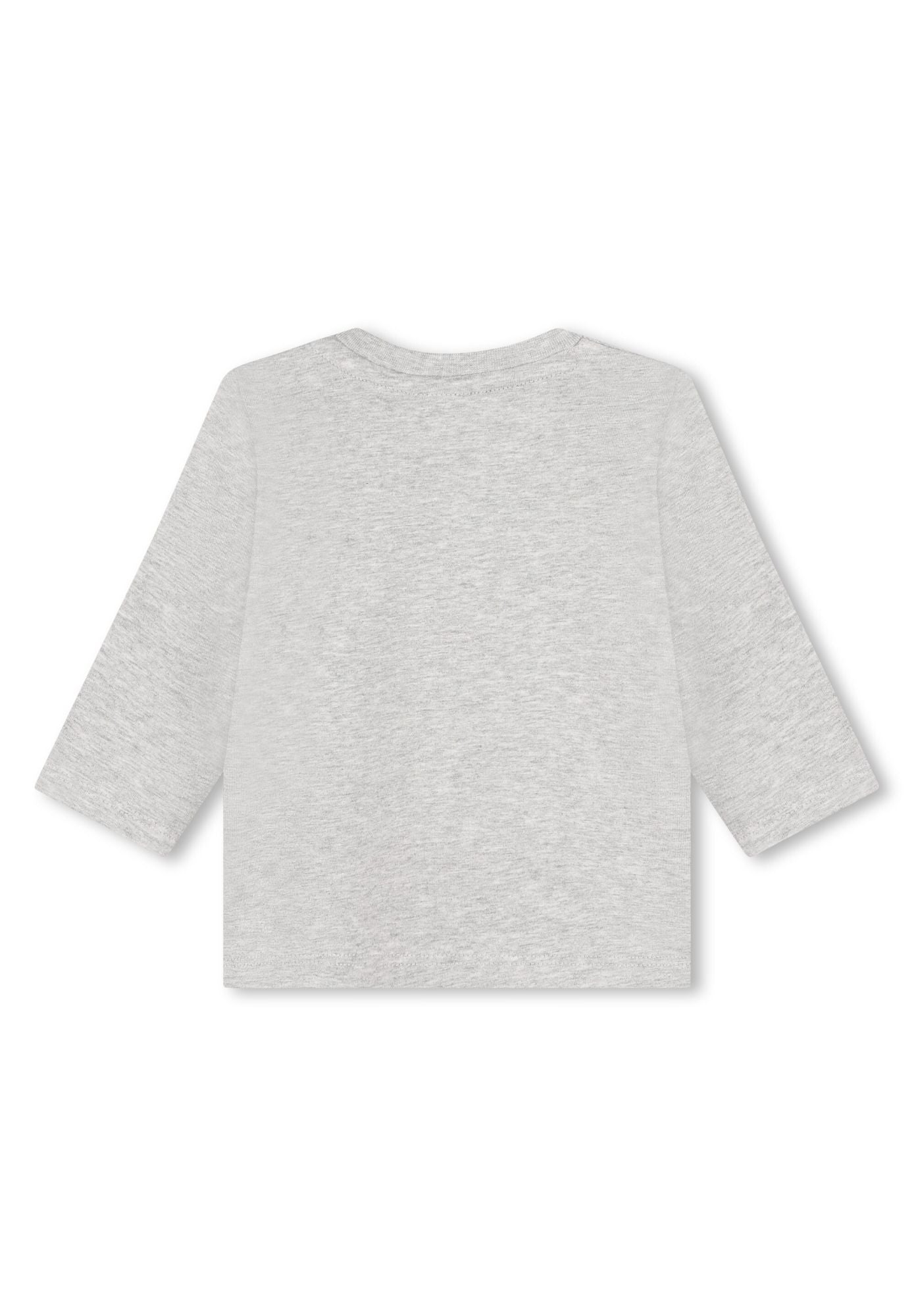 Long-sleeved logo T-shirt - Mottled Grey