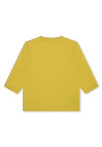 T-shirt à manches longues en coton - Vert anisette