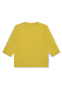 T-shirt à manches longues en coton - Vert Anisett