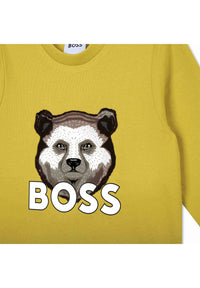 T-shirt à manches longues en coton - Vert anisette