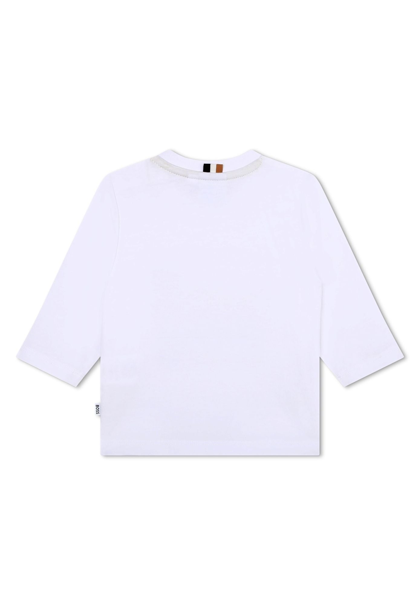 T-shirt à manches longues en coton - Blanc