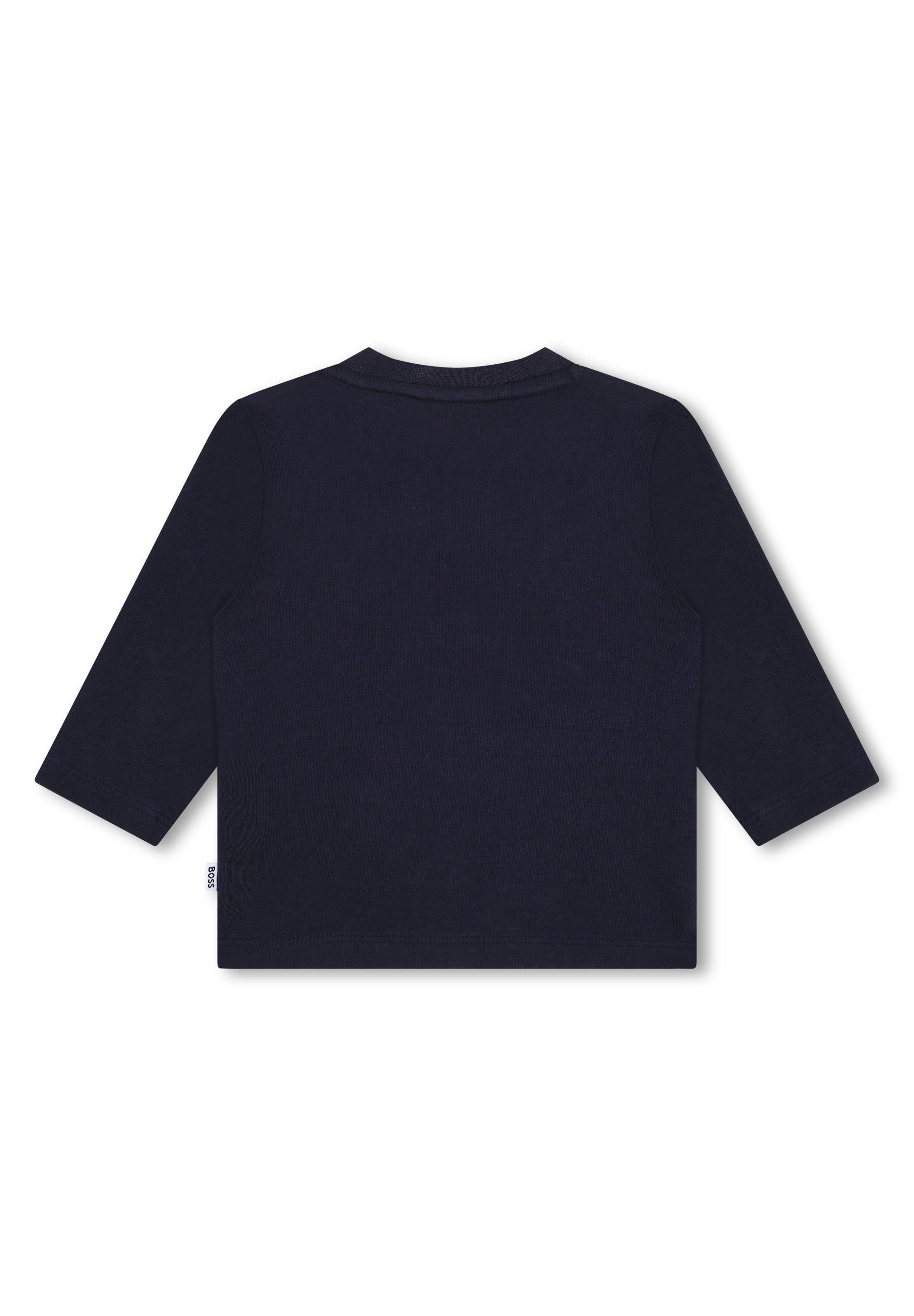 T-shirt à manches longues en coton - Bleu Cargo