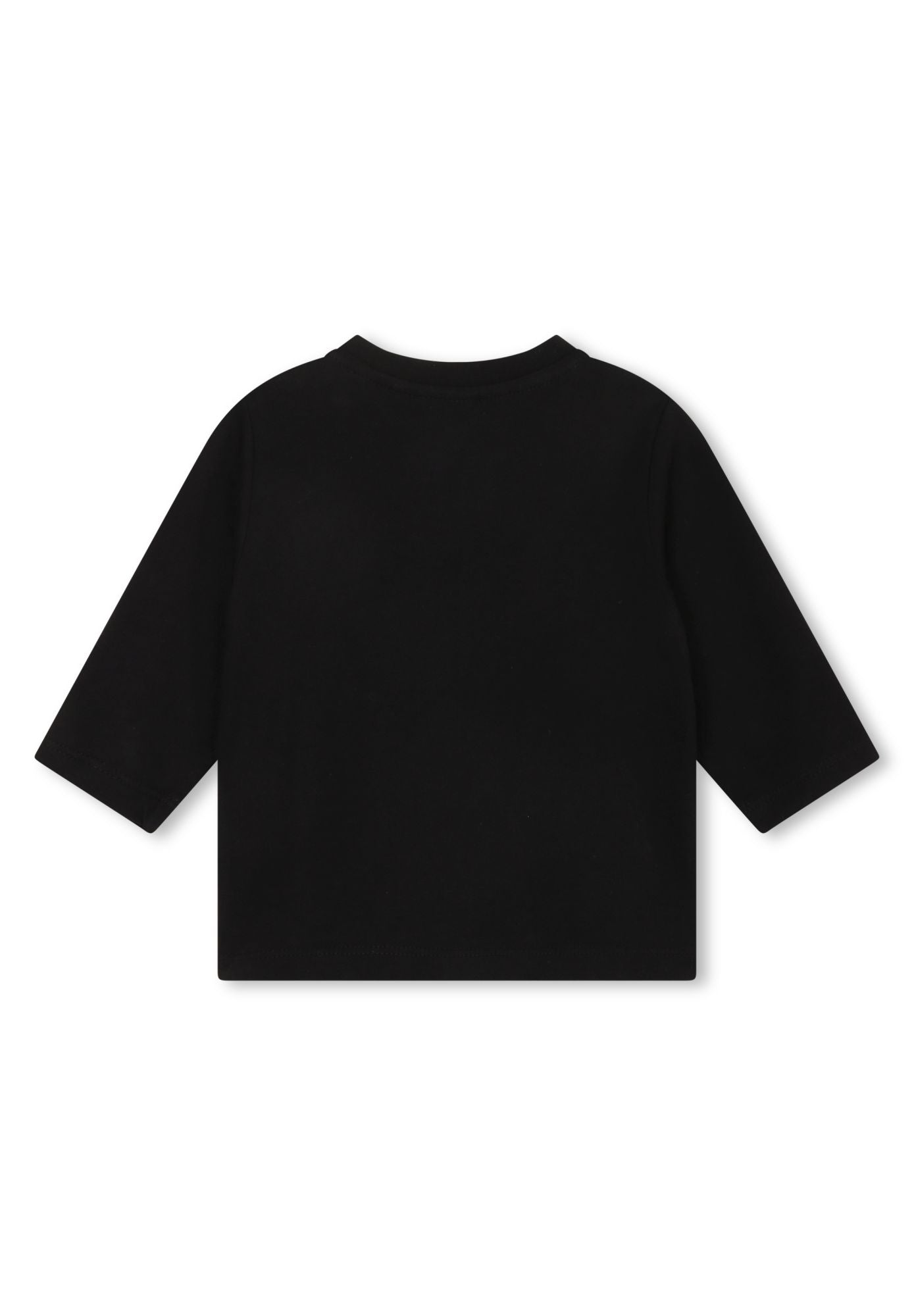 T-shirt à manches longues en coton - Black