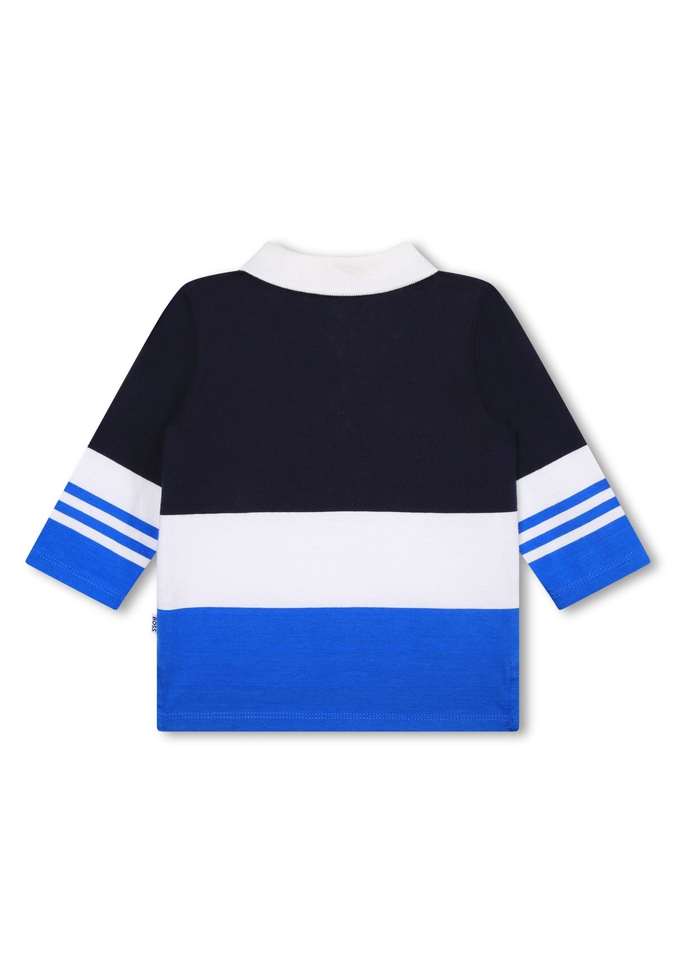 Polo en coton - Bleu cargo