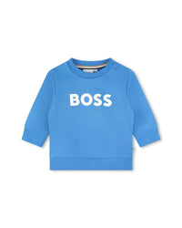 Round-neck logo sweatshirt - Methyle Blue