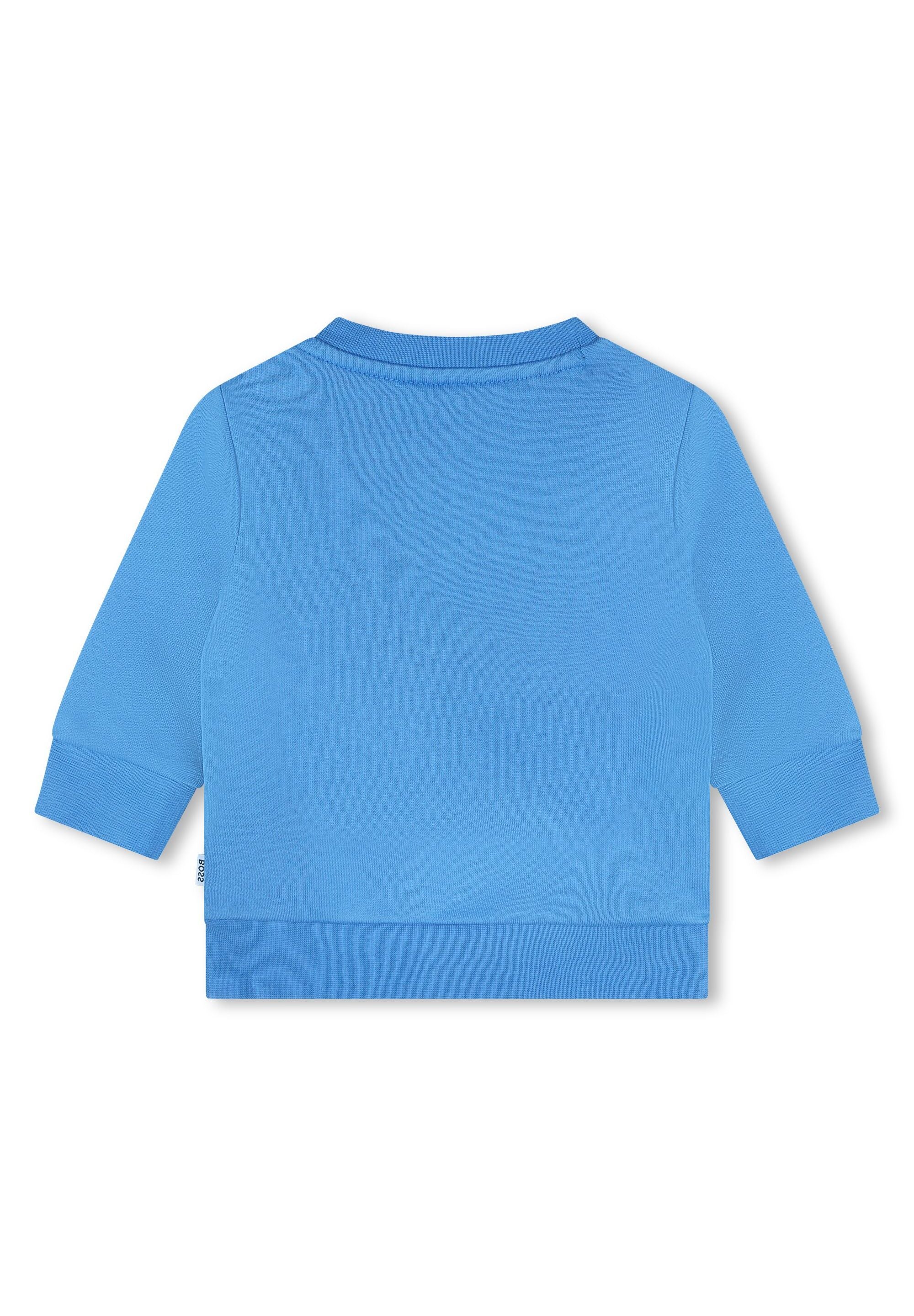 Round-neck logo sweatshirt - Methyle Blue
