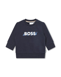 Sweatshirt en coton - Bleu cargo