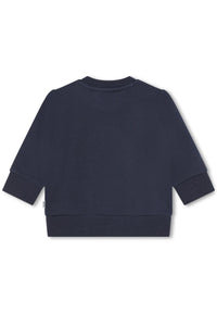 Sweatshirt en coton - Bleu cargo