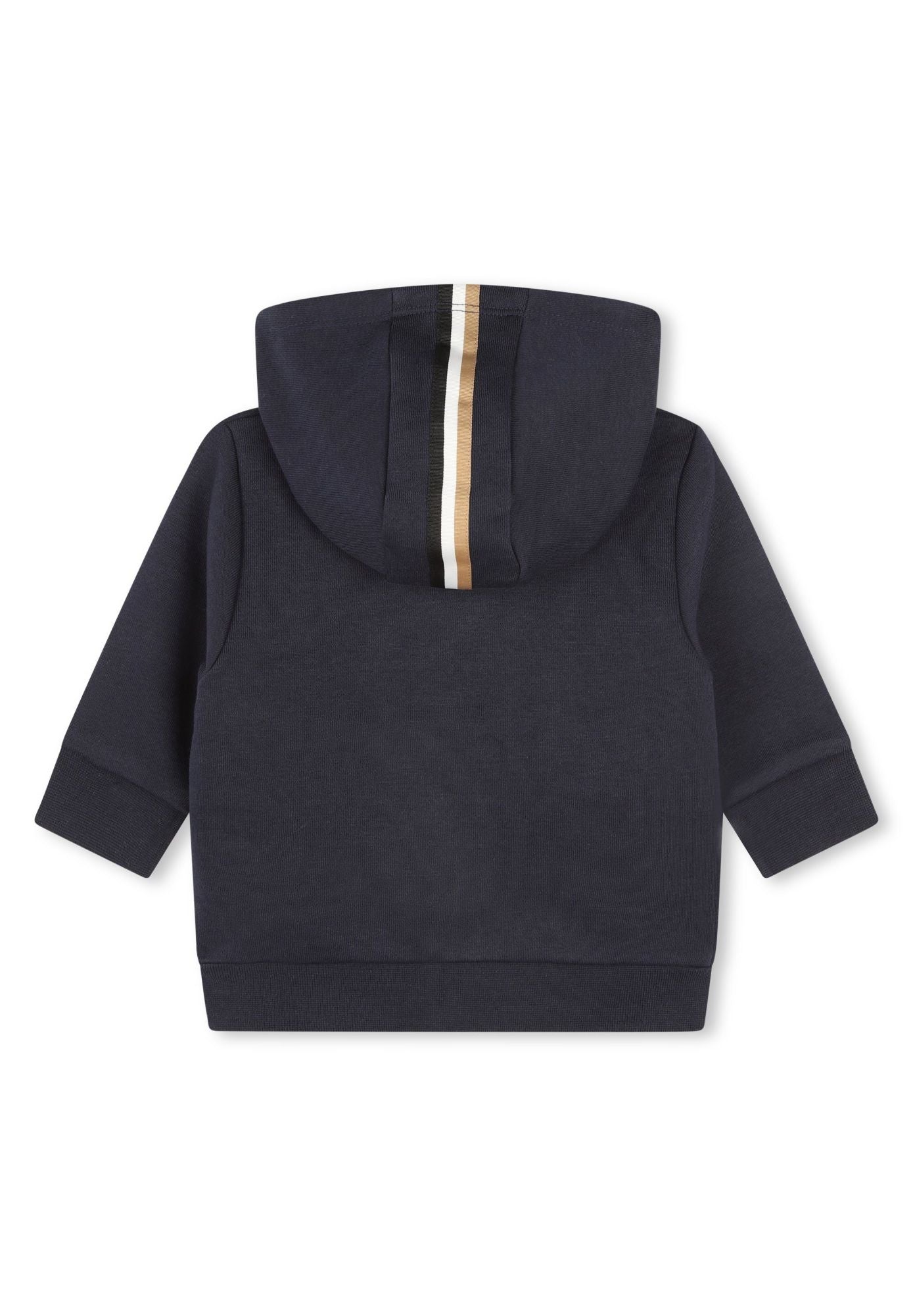 Cardigan à capuche en coton - Bleu cargo