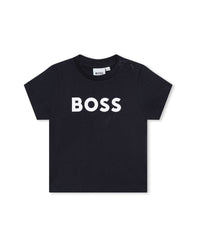 T-shirt à manches courtes en coton - Bleu cargo