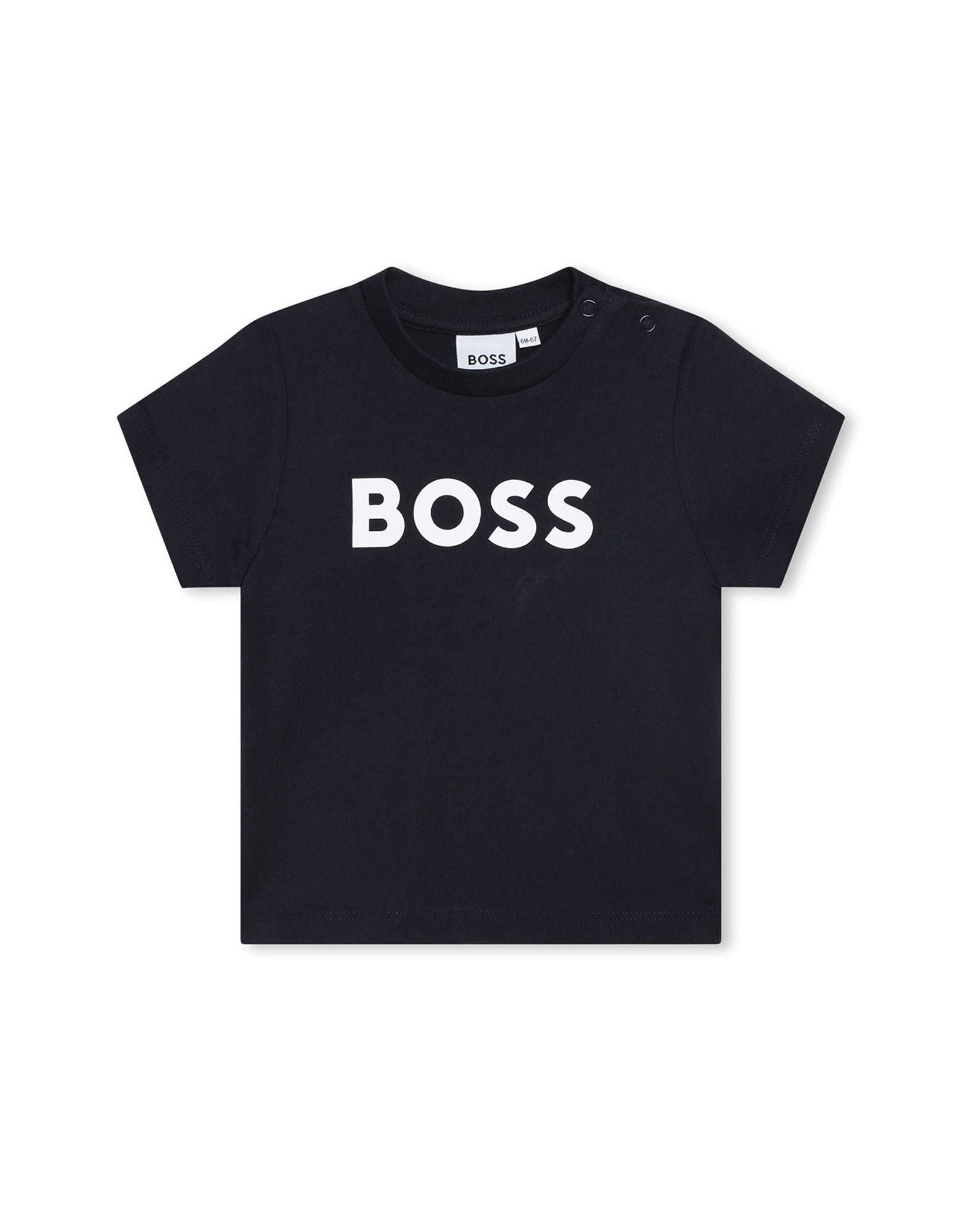 T-shirt à manches courtes en coton - Bleu cargo