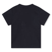 T-shirt à manches courtes en coton - Bleu cargo