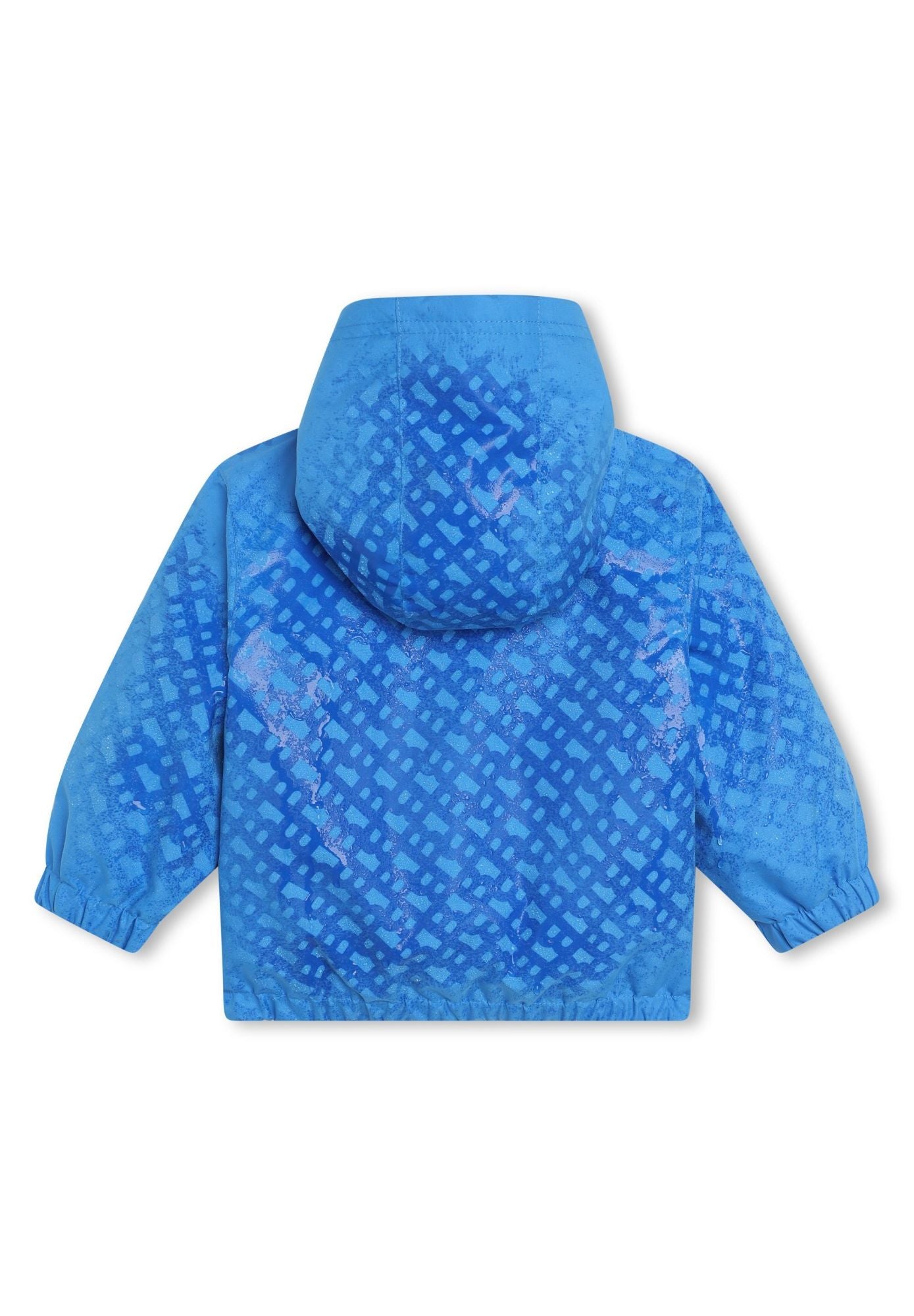 Veste coupe-vent à capuche - Bleu Methyle