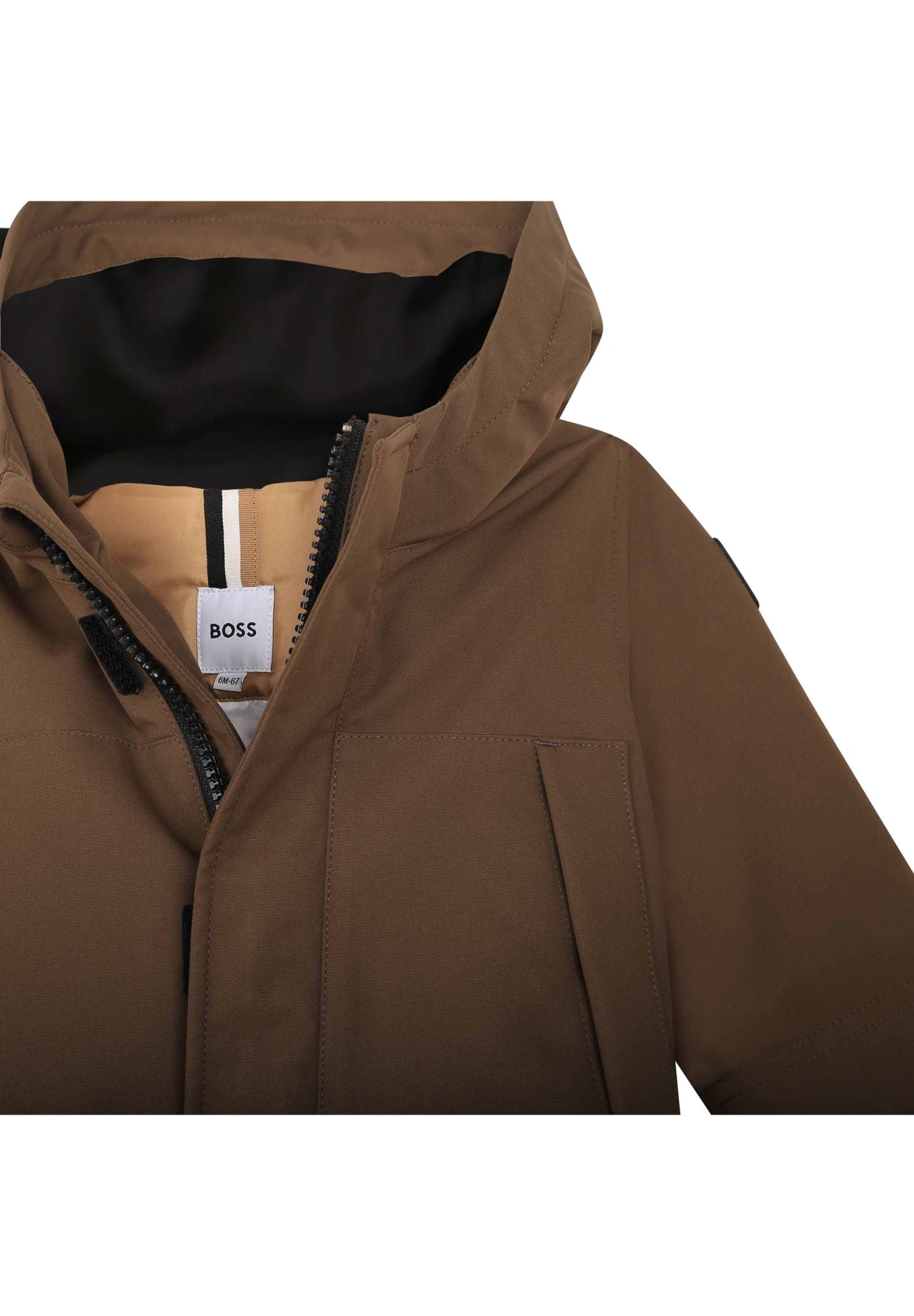 Hooded parka - Peat