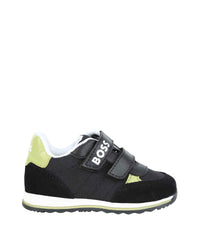 Cowhide velvet sneakers - Black
