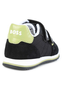 Cowhide velvet sneakers - Black