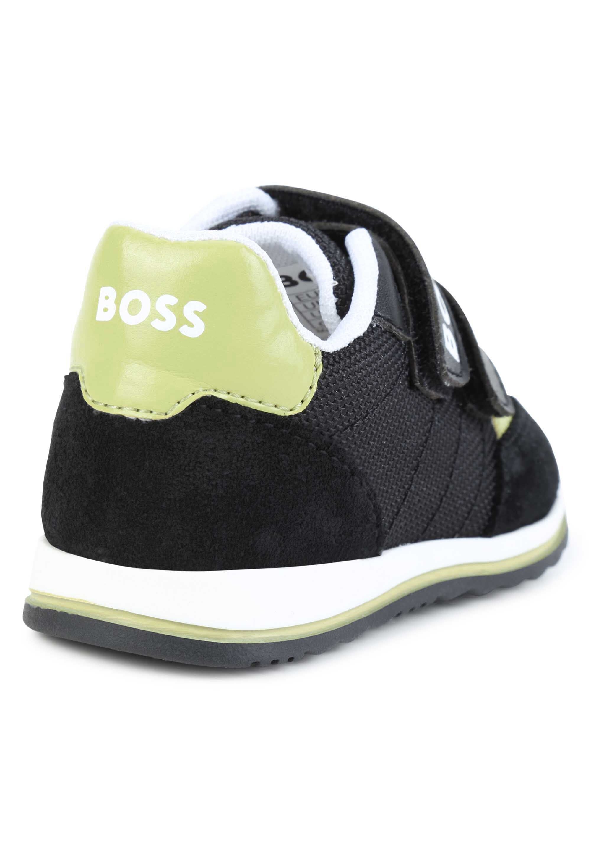 Cowhide velvet sneakers - Black