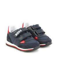 Cowhide velvet sneakers - Cargo Blue