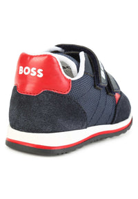 Cowhide velvet sneakers - Cargo Blue