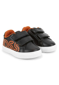 Leather trainers - Black