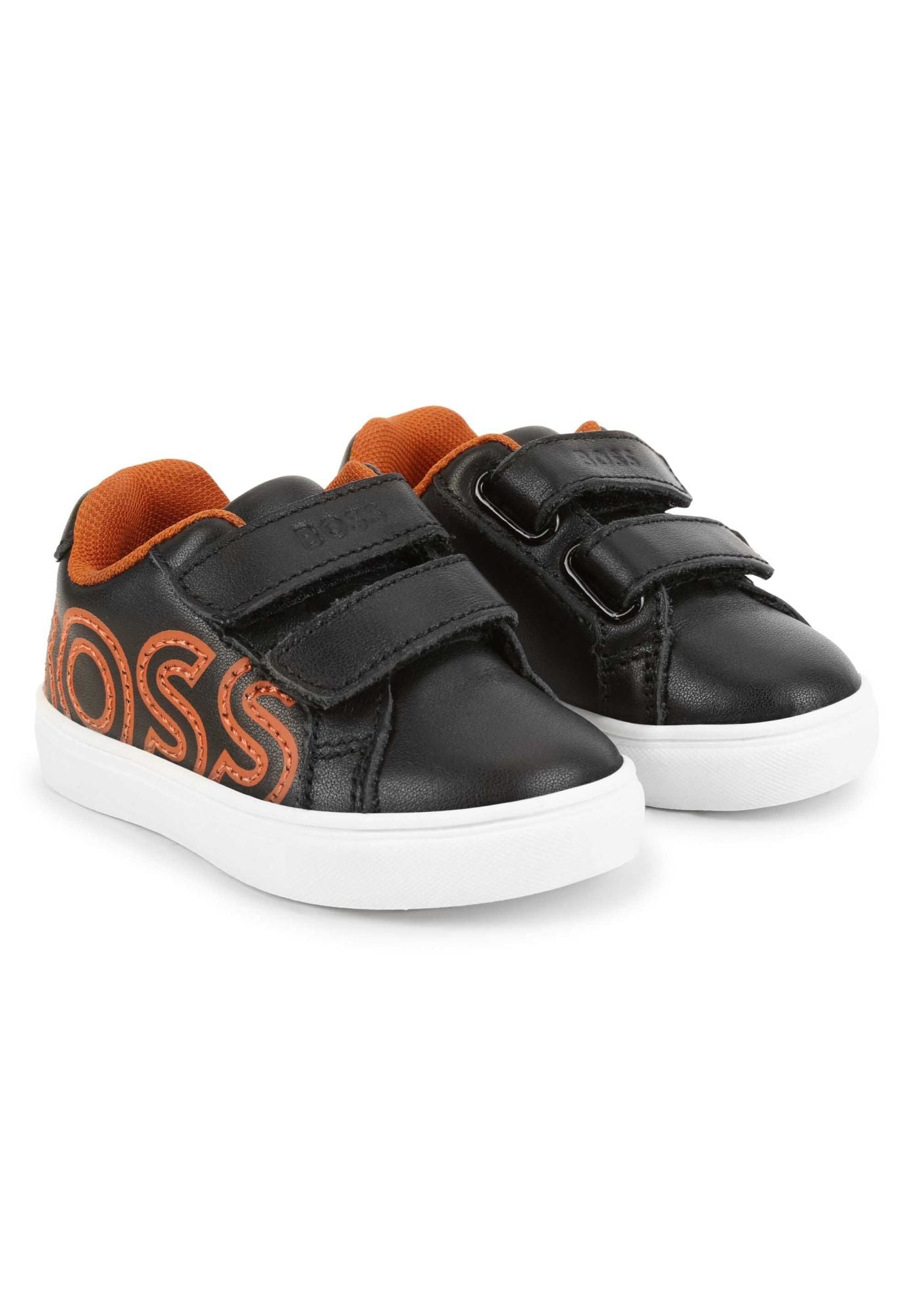 Leather trainers - Black