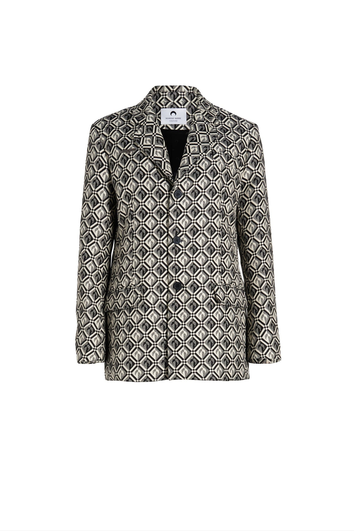 Blazer Moon Diamant en laine unisex - Black
