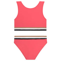 2-piece swimming costume - Berry red
