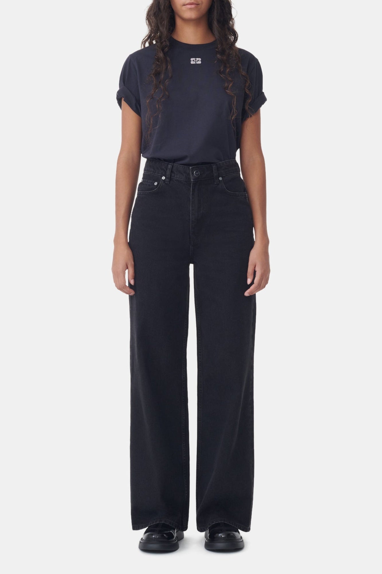 Pantalon Magny en denim - Washed Black