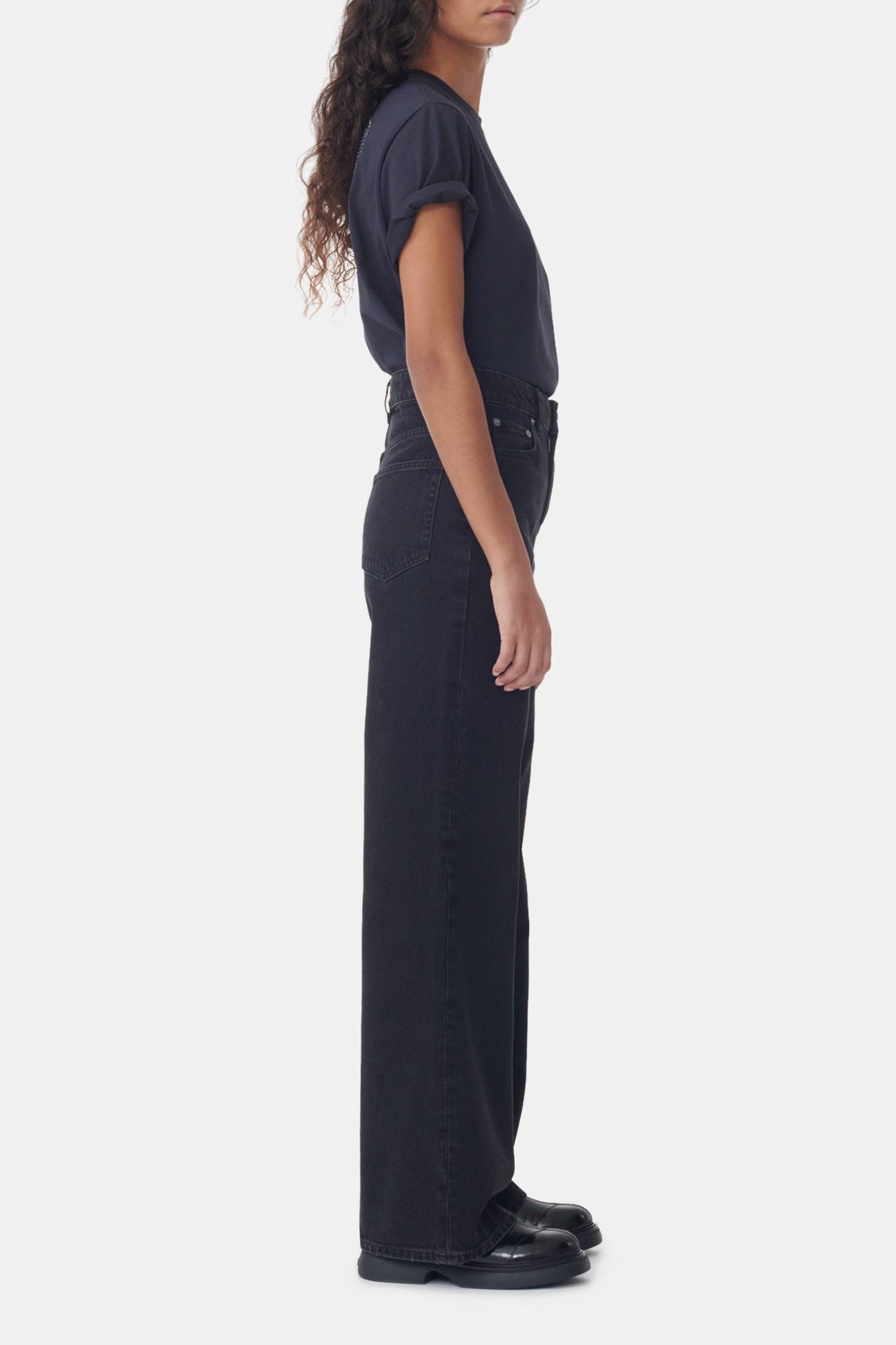 Pantalon Magny en denim - Washed Black