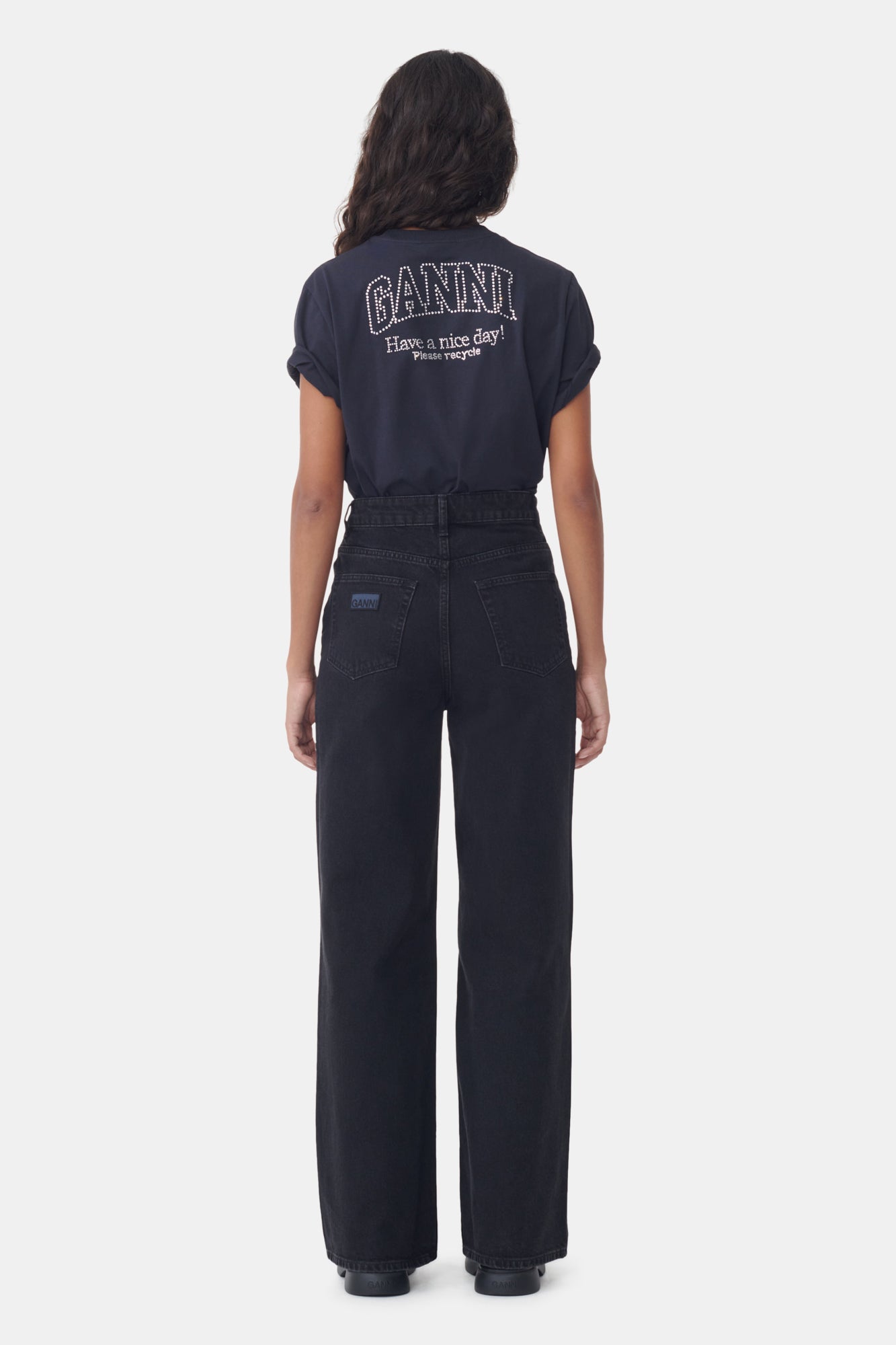 Pantalon Magny en denim - Washed Black