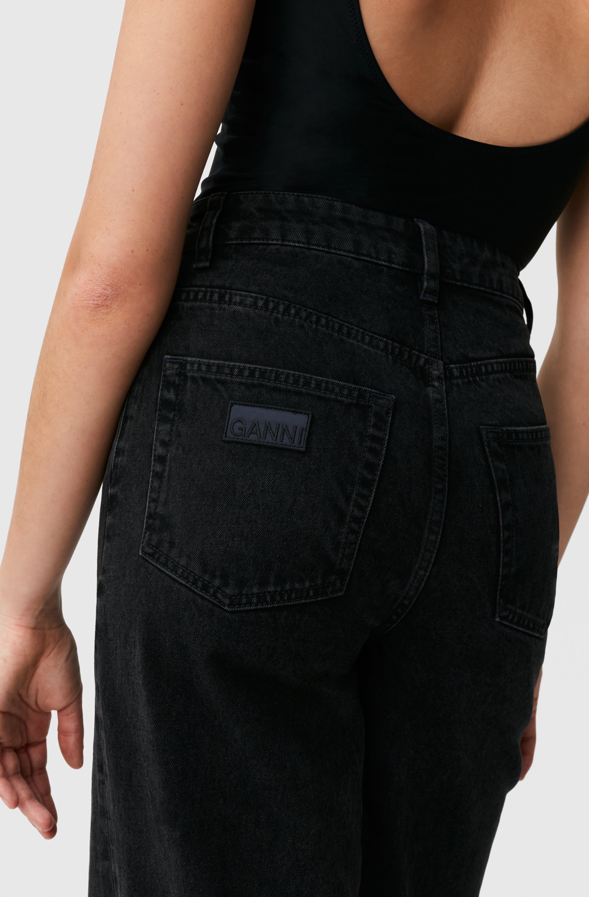 Pantalon Magny en denim - Washed Black