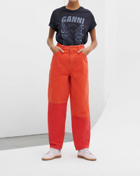 Pantalon ballon en coton - Flame Scarlet