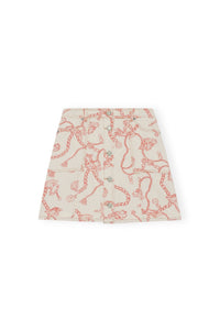 Jupe courte en denim - Egret