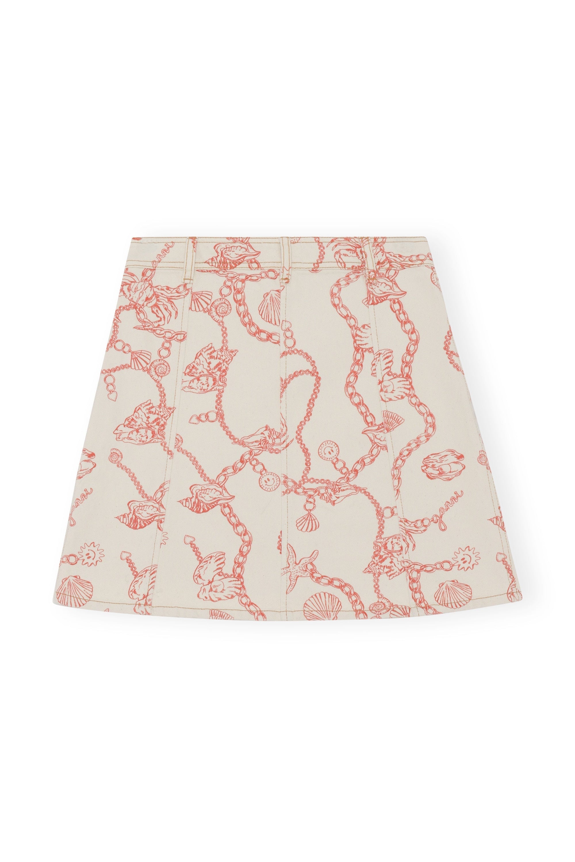 Jupe courte en denim - Egret