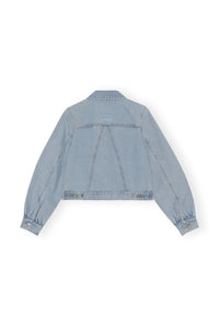 Veste zippée en denim - Light Blue Stone
