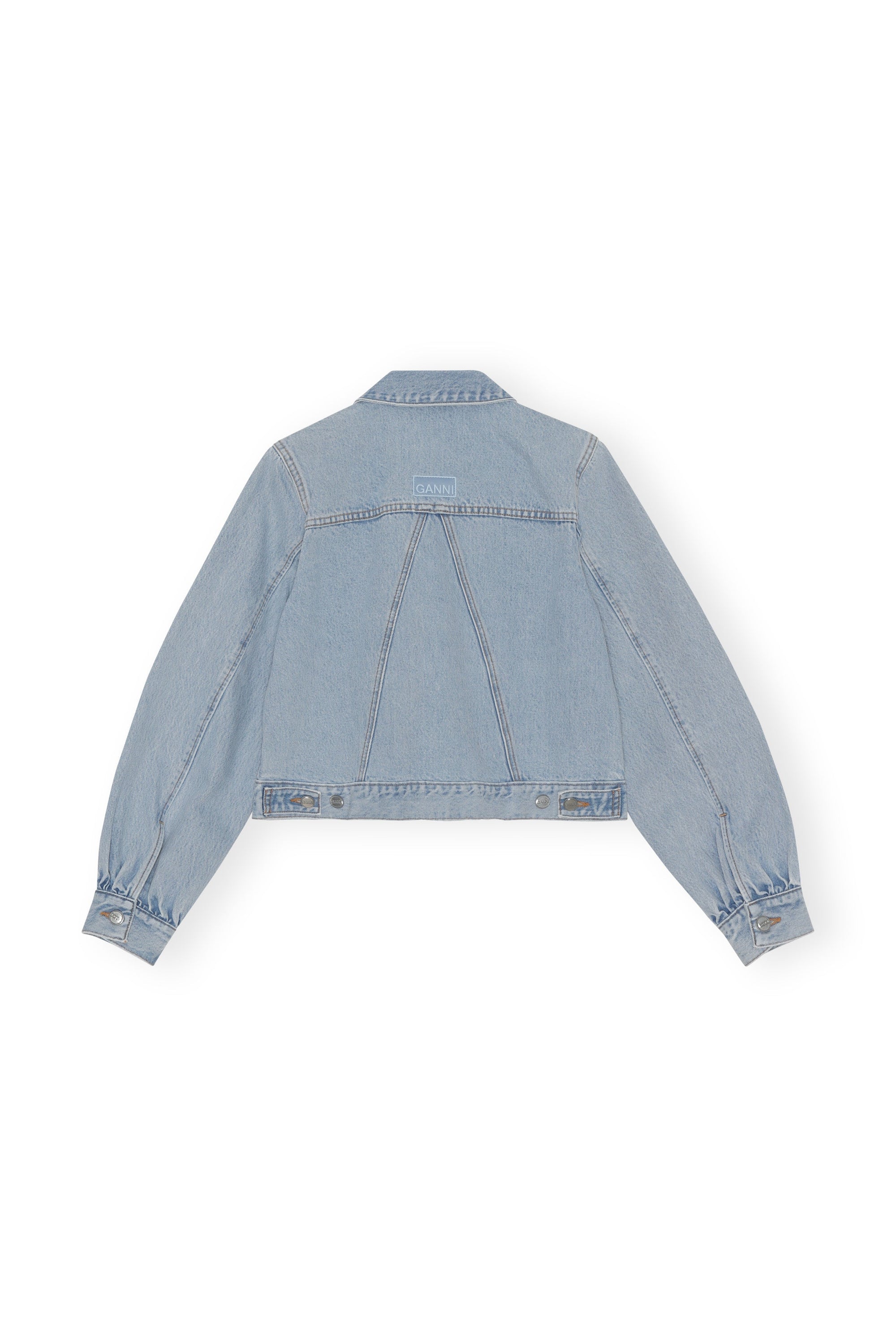 Veste zippée en denim - Light Blue Stone