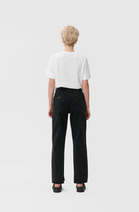 Pantalon rigide Figni en denim - Washed Black