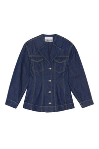 Veste ajustée en denim - Rinse
