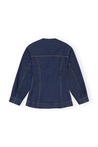 Veste ajustée en denim - Rinse