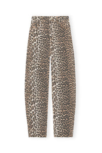 Pantalon Stary animal en denim - Leopard