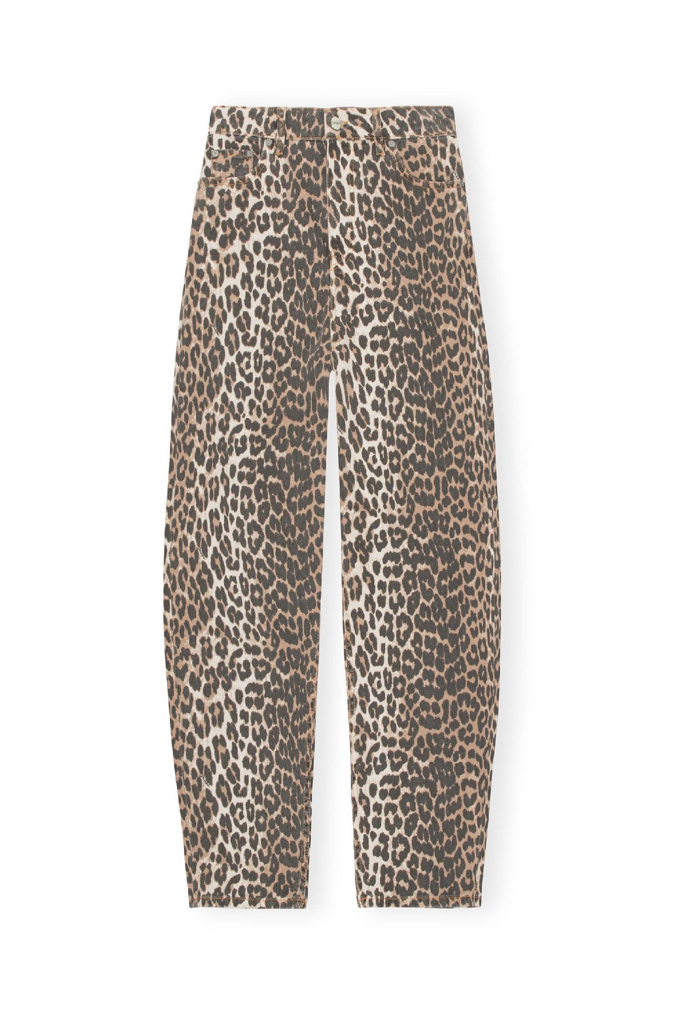 Pantalon Stary animal en denim - Leopard